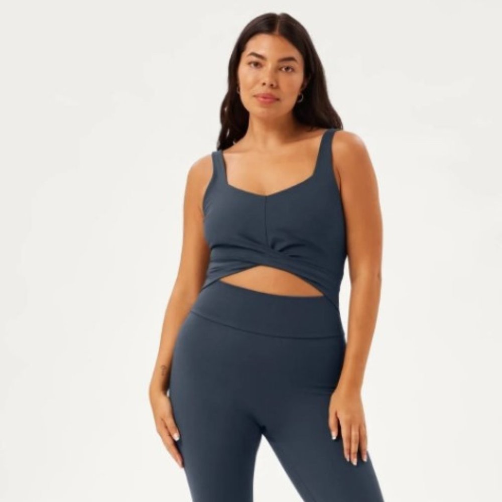 Girlfriend Collective Twist Unitard Size M